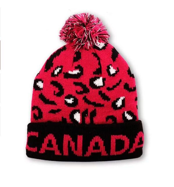 LC-13 Jacquard Leopard Knitting Hat - Image 2