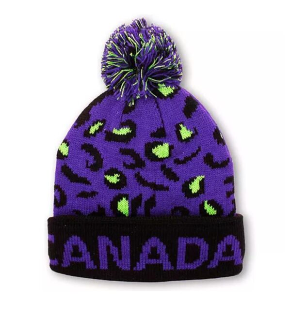 LC-13 Jacquard Leopard Knitting Hat - Image 3